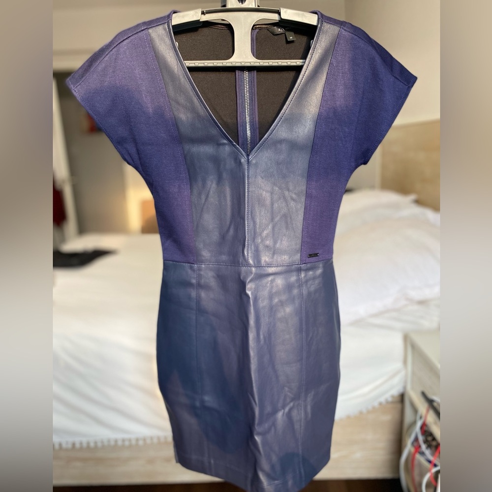 Women’s Armani Exchange navy mini dress